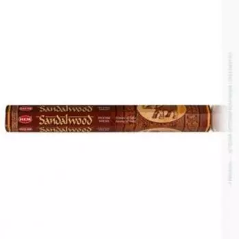 Благовония HEM Сандал (Sandalwood) шестигранник 20 шт