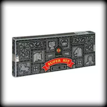 Благовония Satya Супер Хит (Super Hit), прямоугольная упаковка, 100 г