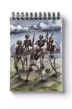 Блокнот для записей. Скетчбук Кладбищенское Таро. Necropolis Tarot