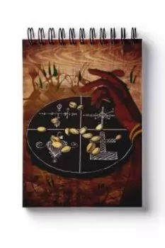 Блокнот для записей. Скетчбук Таро Вуду