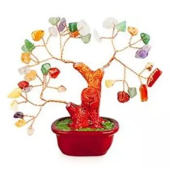 Бонсай, микс камней, 14 см