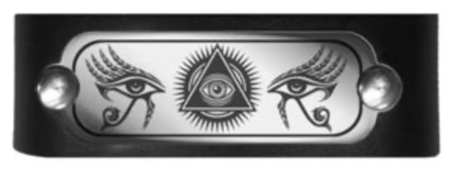 Браслет Анти-сглаз, натуральная кожа, сталь