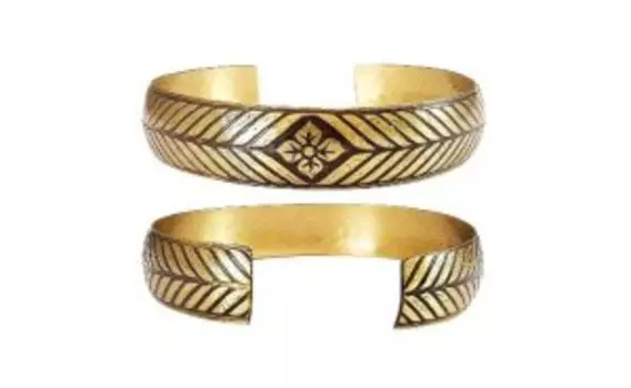 Браслет «Цветок папоротника» (латунь)