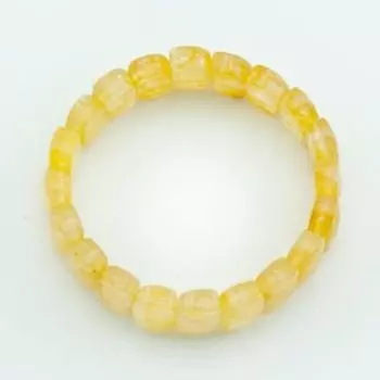 Браслет из камня. Цитрин