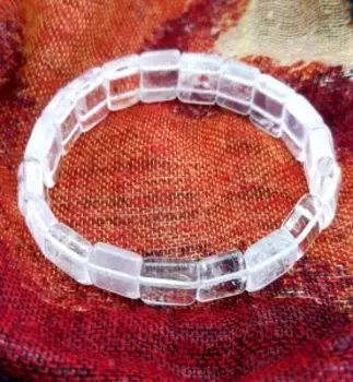 Браслет из камня. Горный хрусталь