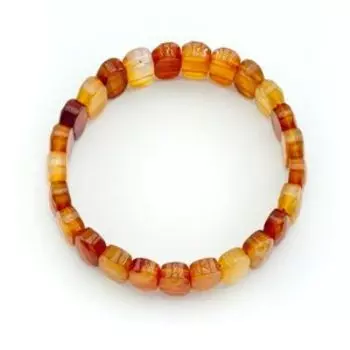 Браслет из камня. Сердолик