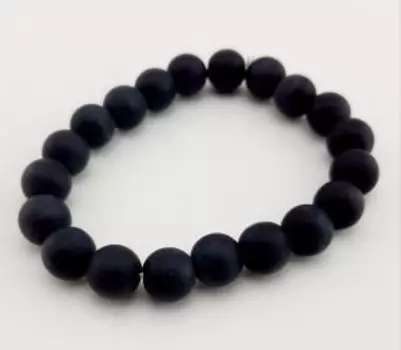 Браслет из камня. Шунгит