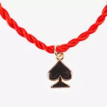 Браслет с подвеской №21 Пики