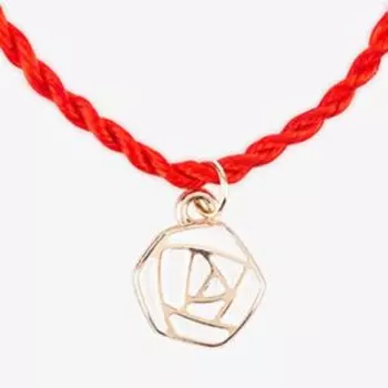 Браслет с подвеской №37 Роза мира