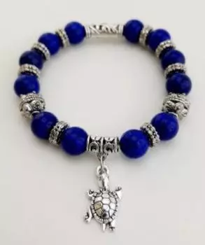 Браслет с подвеской лазурит