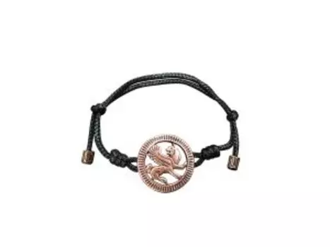 Браслет-шнурок «Персидский грифон» (диаметр щитка 24 мм)