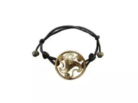 Браслет-шнурок «Трискелион» M (D щитка 31 мм)