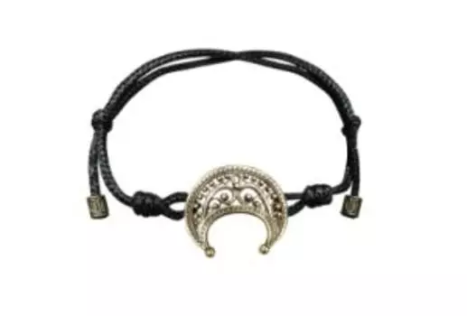 Браслет-шнурок «Тысячелистник» (латунь, H 23 мм, L 27 мм)