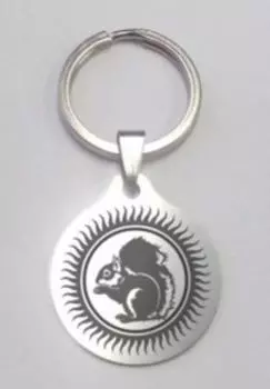 Брелок Белка, медсталь