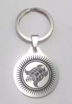 Брелок Черепаха, медсталь