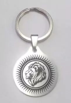 Брелок Лев, медсталь