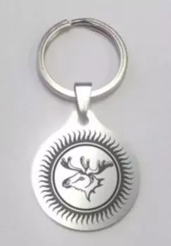 Брелок Лось, медсталь