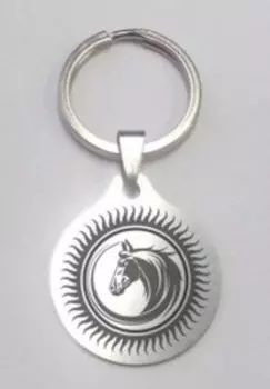 Брелок Лошадь, медсталь