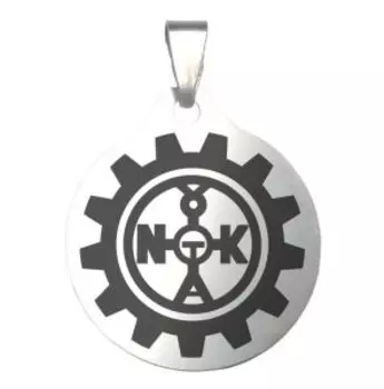 Брелок Защитник, медицинская сталь