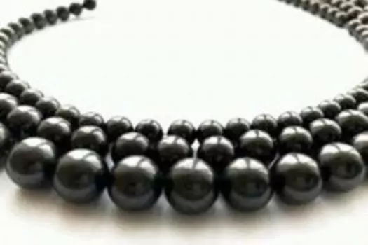 Бусинки полированные с отверстием 8 мм