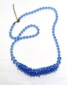 Бусы Хрусталь тонированный