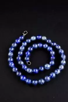 Бусы из камня 23 см. Лазурит