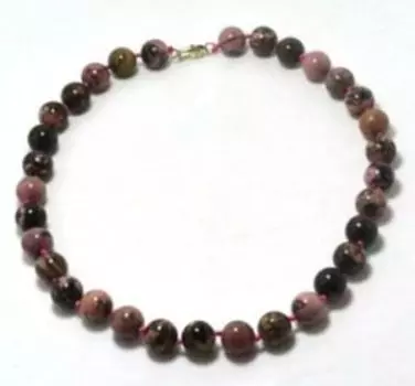 Бусы Родонит, шарик