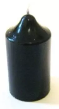 Черная гадальная свеча