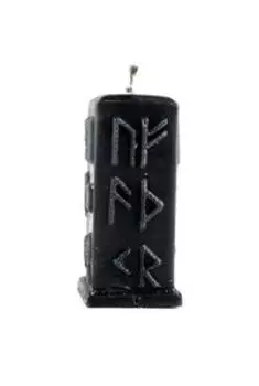 Черная руническая свеча