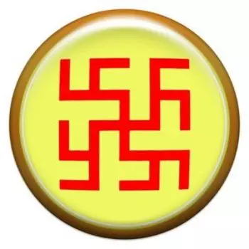 Цветок папоротника, наклейка из смолы