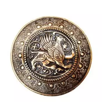 Фибула литая «Суздальский грифон» (латунь)