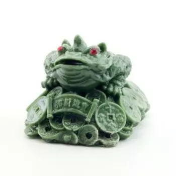 Фигура Жаба с монетой