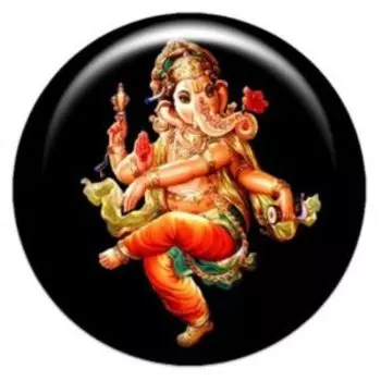 Ганеша объемный талисман-наклейка