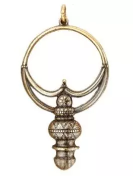 Гнездовское височное кольцо (латунь)