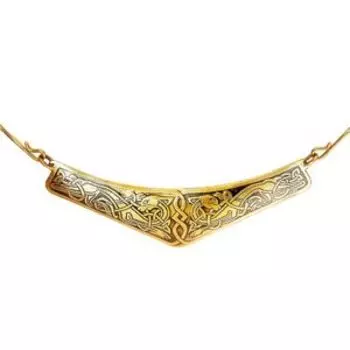 Гривна «Кельтские собаки» (латунь)