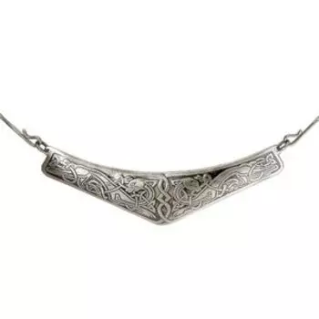 Гривна «Кельтские собаки» (мельхиор)