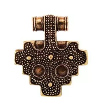 Киевская крестообразная подвеска (латунь)