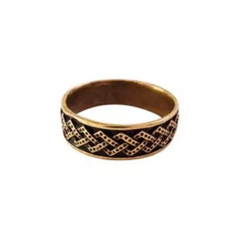 Кольцо «Плетенка» (латунь)