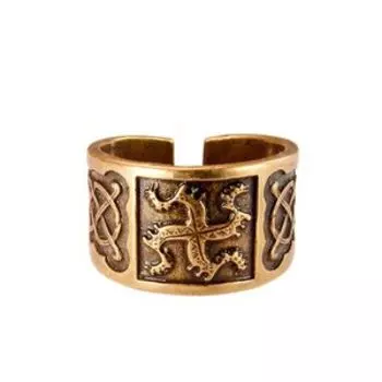Кольцо «Солнцеворот» (латунь)