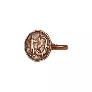 Кольцо «Воин, поражающий ящера» (медь)