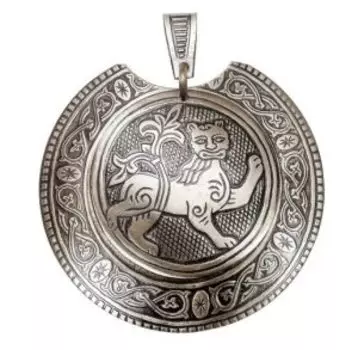 Колт накладной «Могучий лев» (мельхиор)