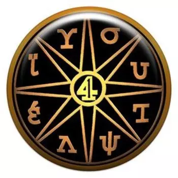 Космический талисман богатства, наклейка из смолы