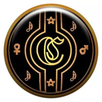 Космический талисман любви, наклейка из смолы