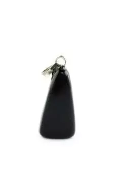 Кулон маленький из камня. Агат черный