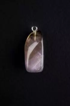 Кулон маленький из камня. Аметист