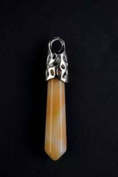Кулон - маятник. Сердолик