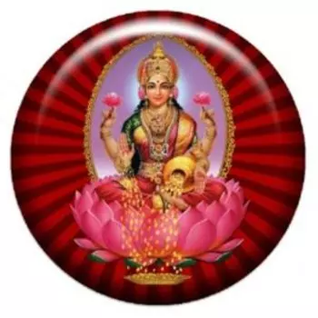 Лакшми объемный талисман-наклейка