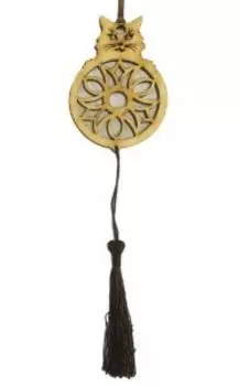 Ловец снов Муза, 9х6 см, фанера