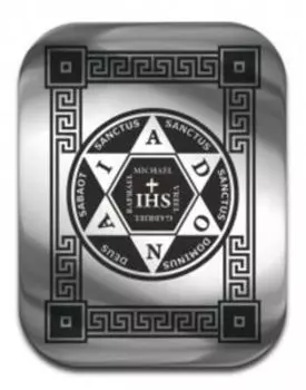 Магическая карта Талисман накопления богатства, 45х35 мм, сталь