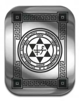 Магическая карта Талисман удачи в любви, 45х35 мм, сталь